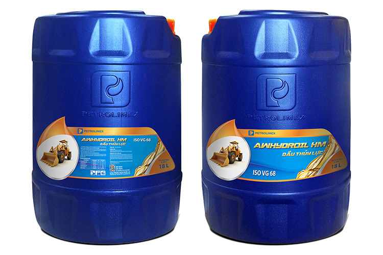 Dầu thủy lực Petrolimex AW Hydroil HM 100 - Thùng 18L