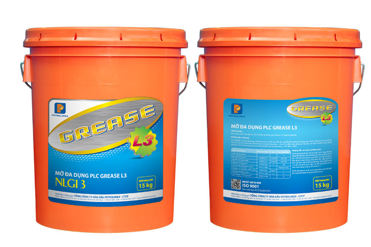 Mỡ đa dụng chịu áp PLC Grease L3 - Phuy 180Kg